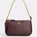 Coach Nolita 19 In Signature Canvas In Gold/Oxblood Multi CN385 NWT