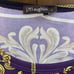 J. McLaughlin L Purple Gold Baroque Pattern Long Sleeved Top