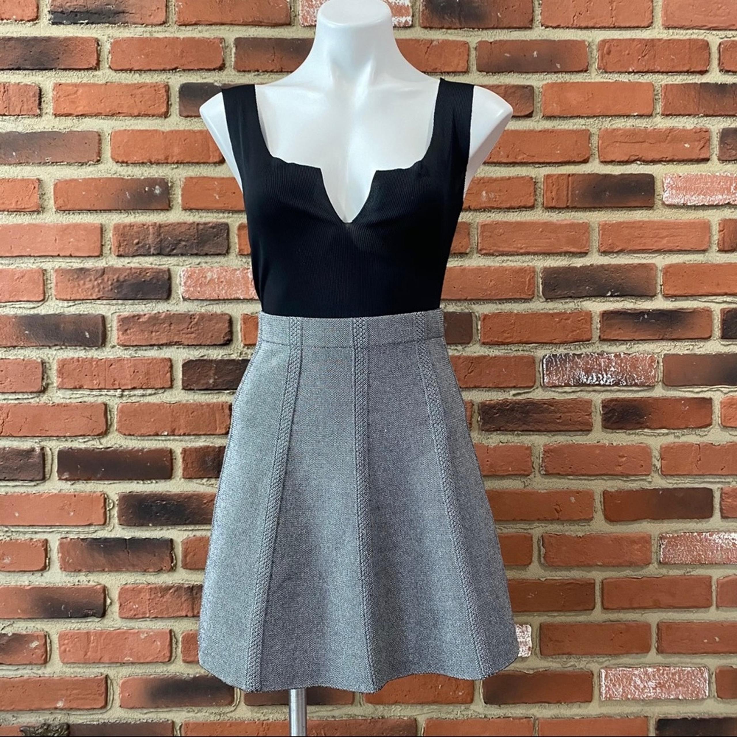 Zara Skirt sz XS A-Line Grey Skirt Skater Skirt