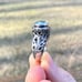 Vintage Natural Green Amethyst 925 Sterling Silver 18k Gold Plated Ring Size 9
