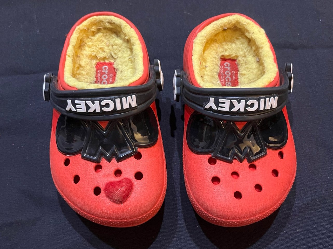Mickey Mouse crocs 7C