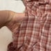 New Free People Plaid Dusty Lavender Combo Kaia Jumpsuit Size XS