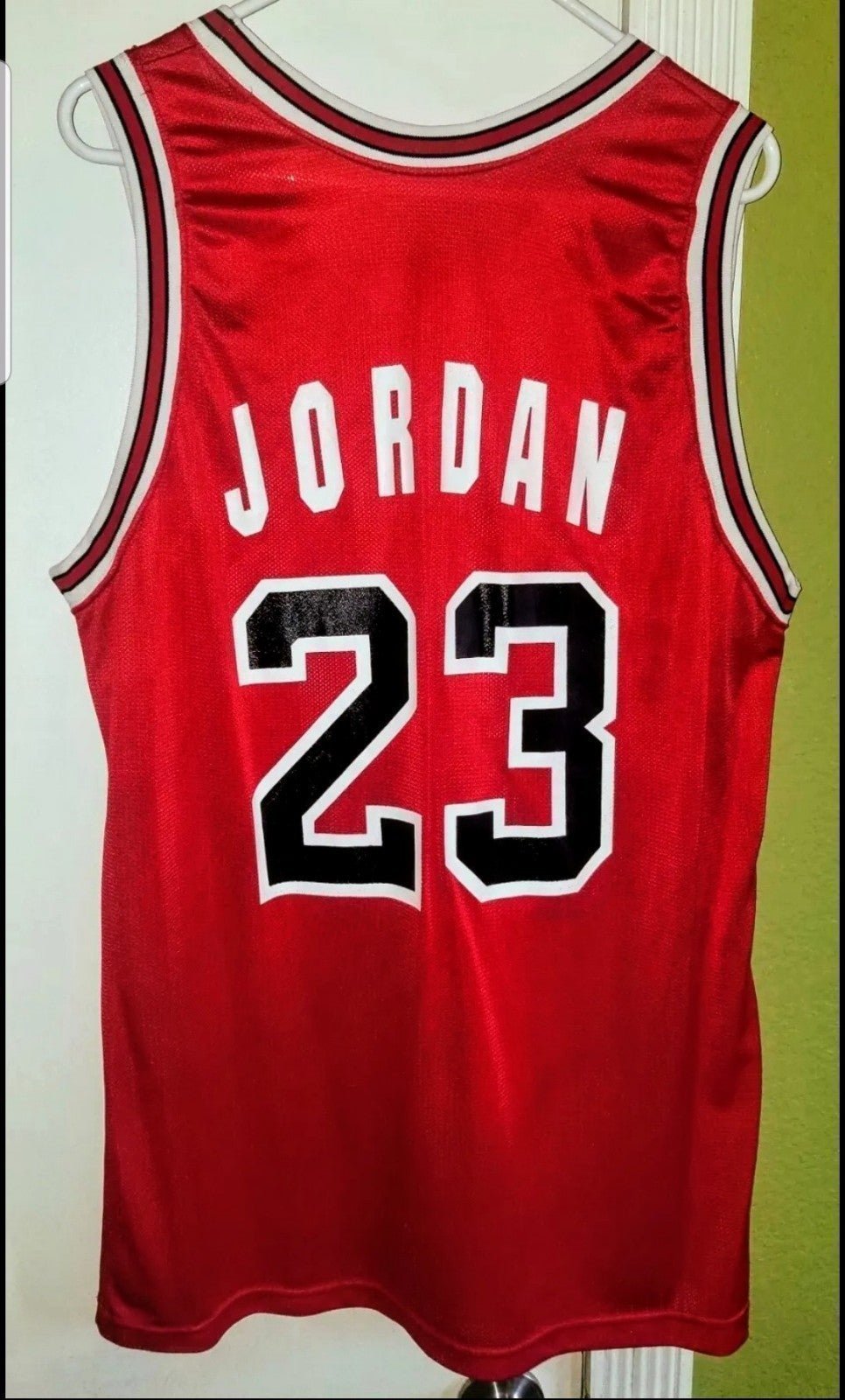 Michael Jordan Champion Jersey Chicago Bulls Vintage Mens 48 Large 80s NBA Rare