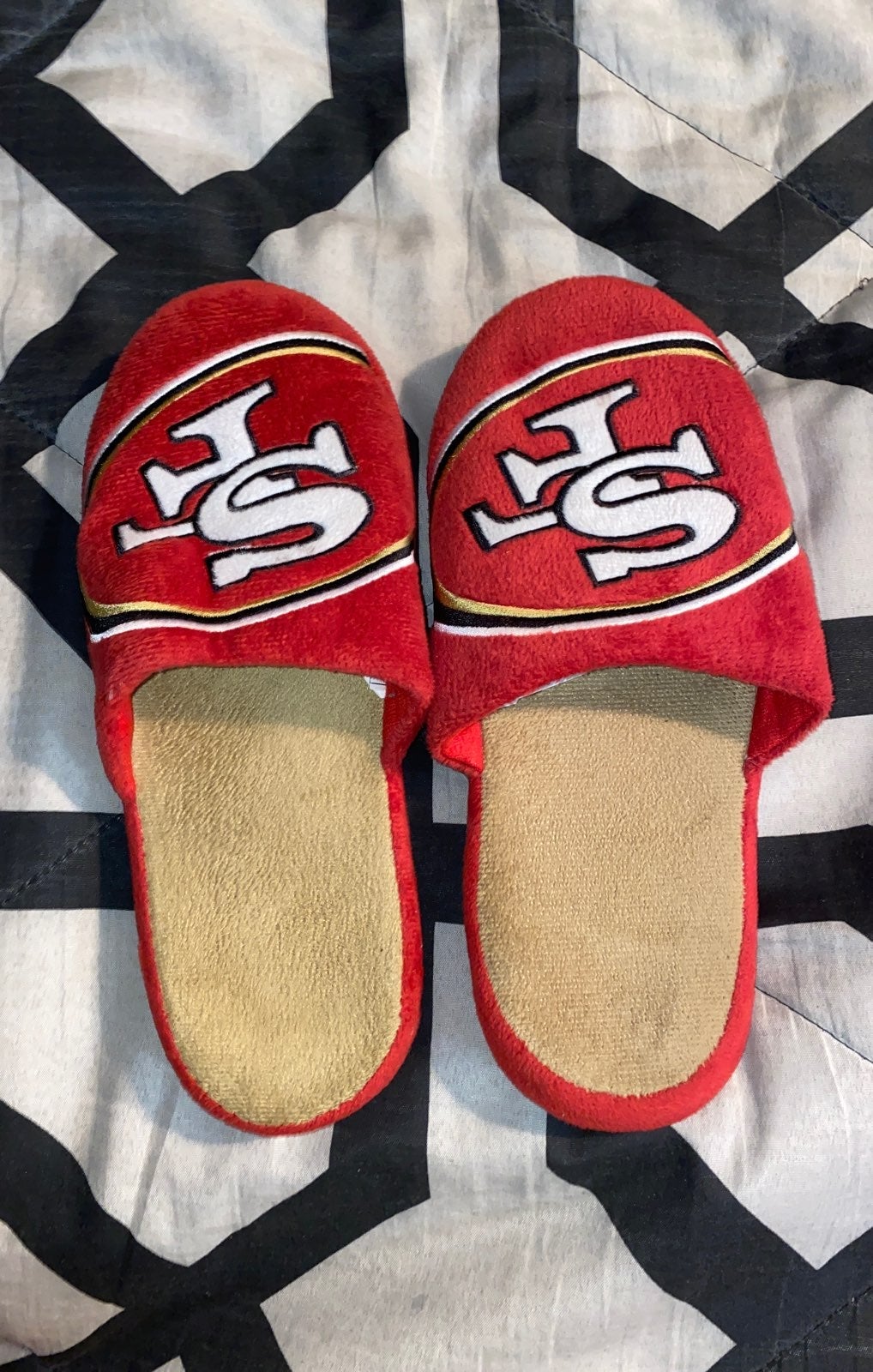san francisco 49ers house slippers