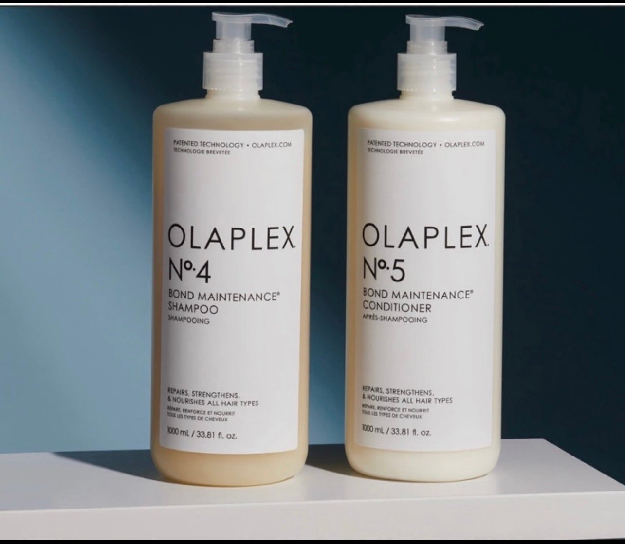 Olaplex shampoo and conditioner