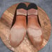 Johnston Murphy Signature Loafers Brown Woven Leather Tassel Apron Toe Shoes 10M