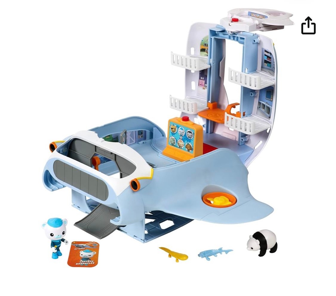 NIB Octonauts Above & Beyond Octoray Headquarters Transforming Playset