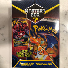 Pokémon Mystery Box ? - 3 booster packs - 1:10 seeded vintage/chase packs