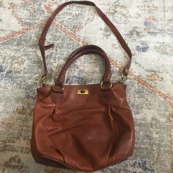 J.Crew Leather Satchel Bag