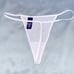 VS 100% Silk White Medium Thong