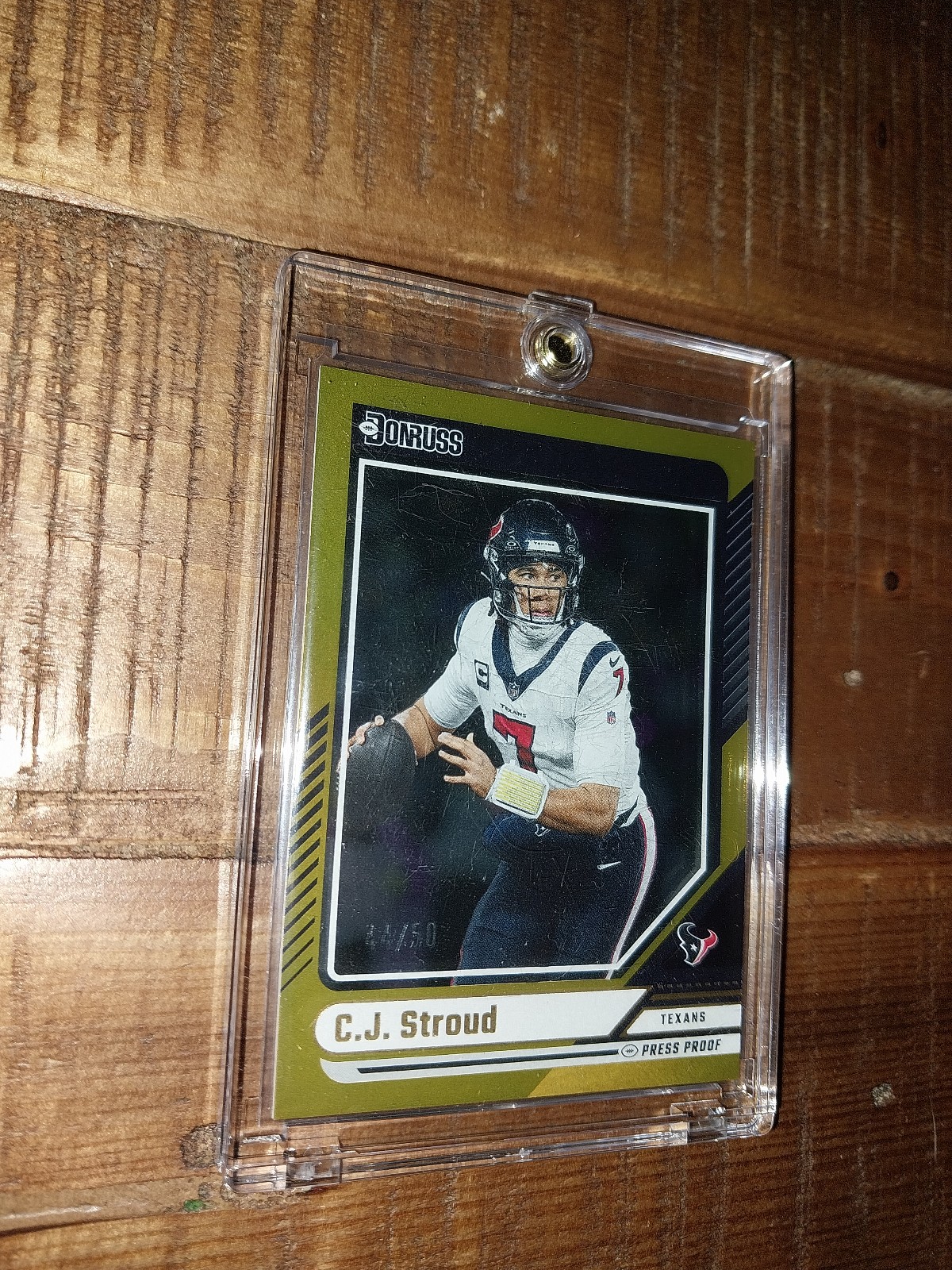 C J Stroud #44/50 Gold
