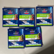 Bissell Stomp 'n Go Pet Stain Lifting Pad+ OXY 5 Pack New Sealed! Discontinued!