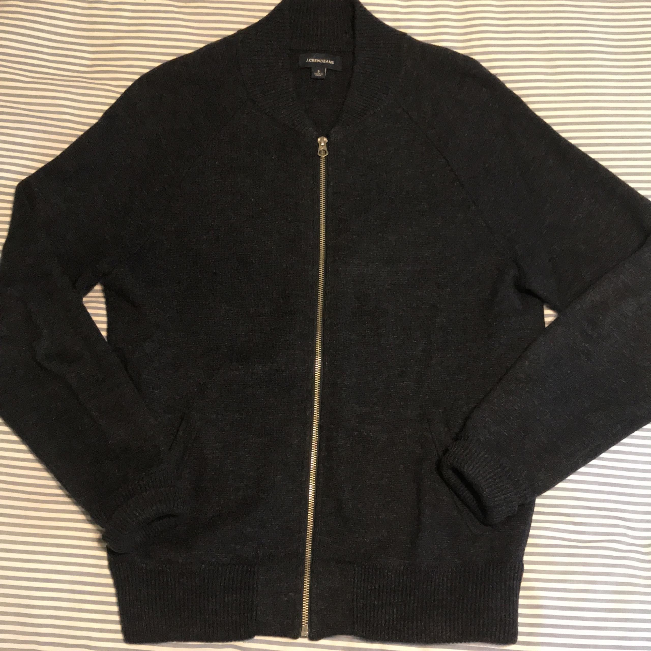 J.Crew sweater zip up mens Small