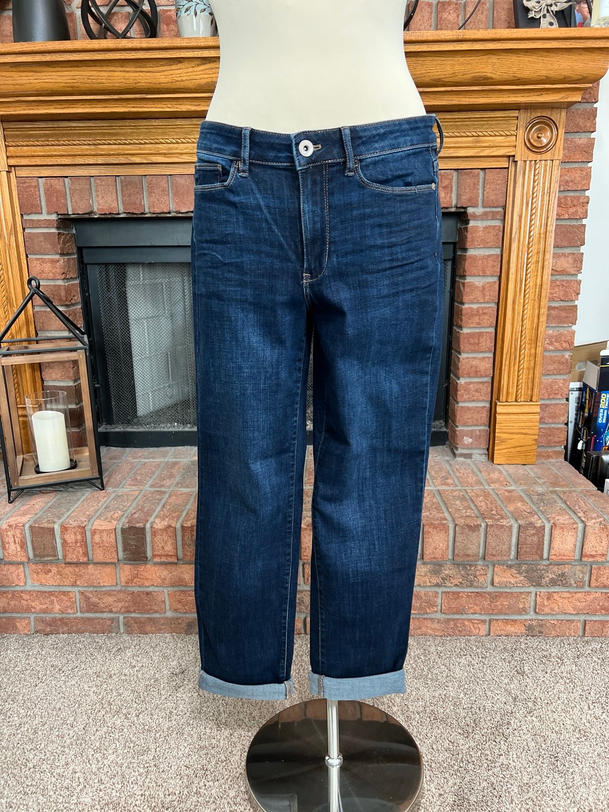 J.Jill Straight-Leg Boyfriend Jean NWT 8