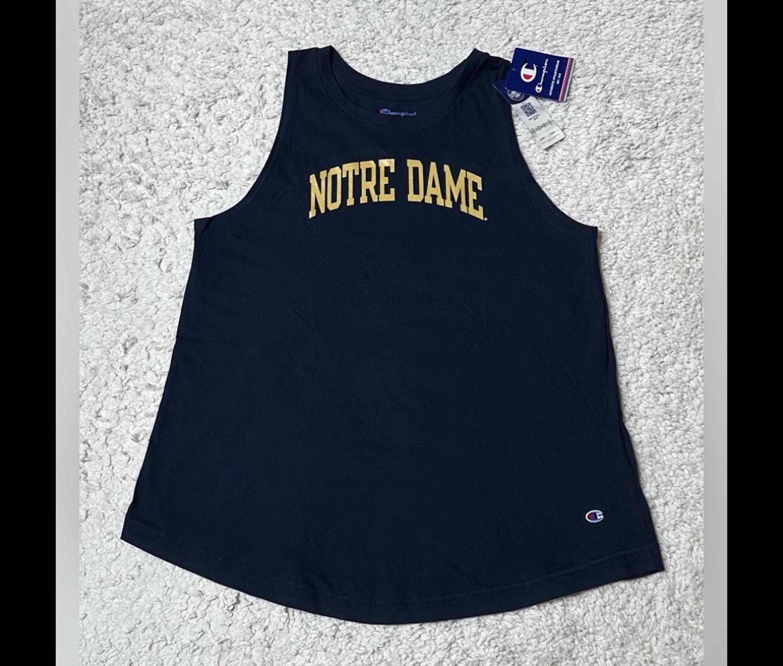 NWT Women’s Champion University of Notre Dame Tank Top Size M Retail $30