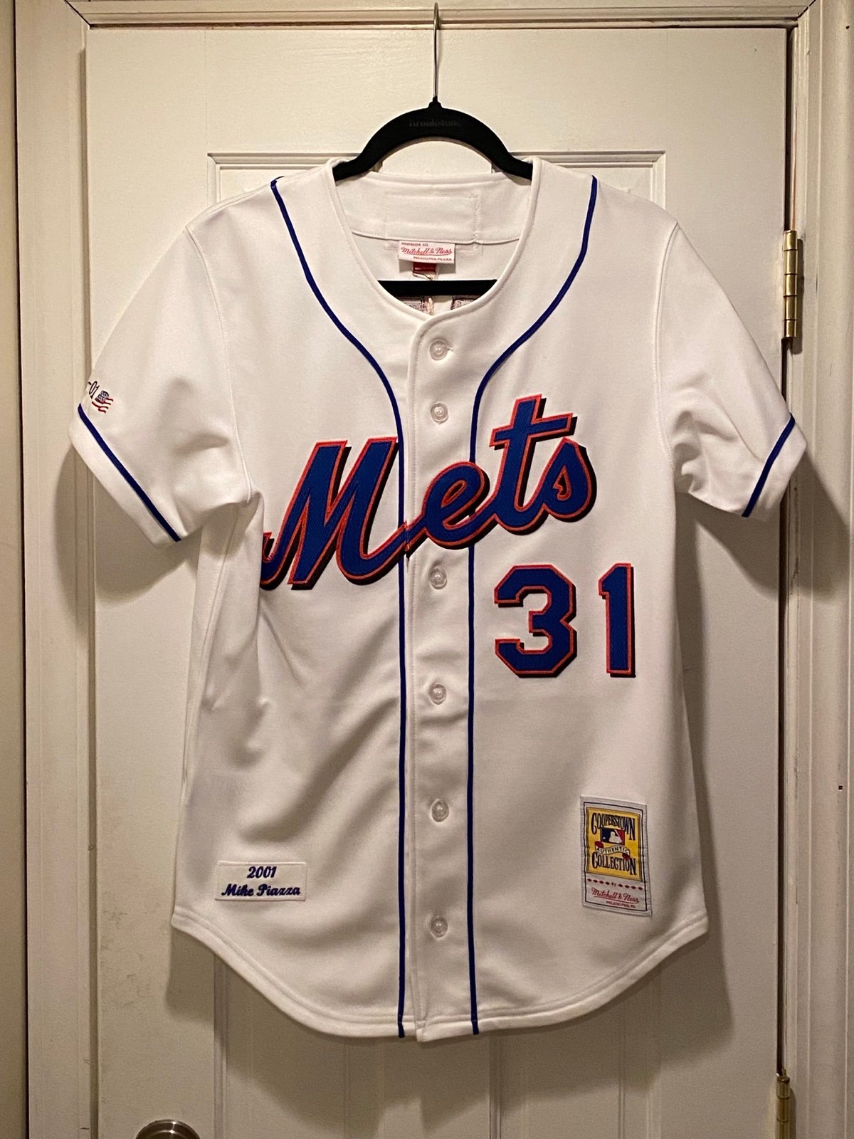 Authentic Mike Piazza (9/11/2001) Mets Mitchell & Ness Jersey