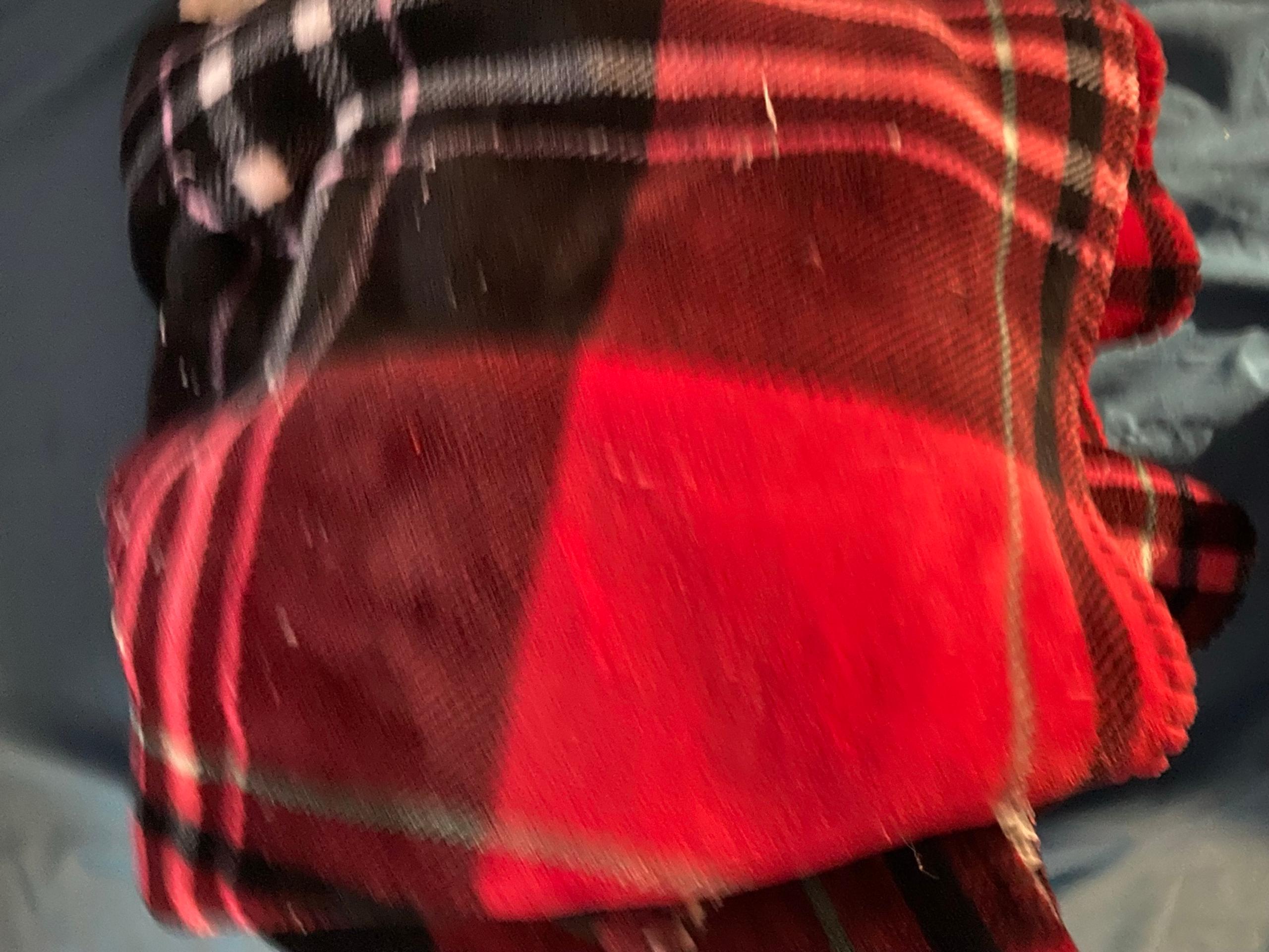 Victoria secret plaid throw