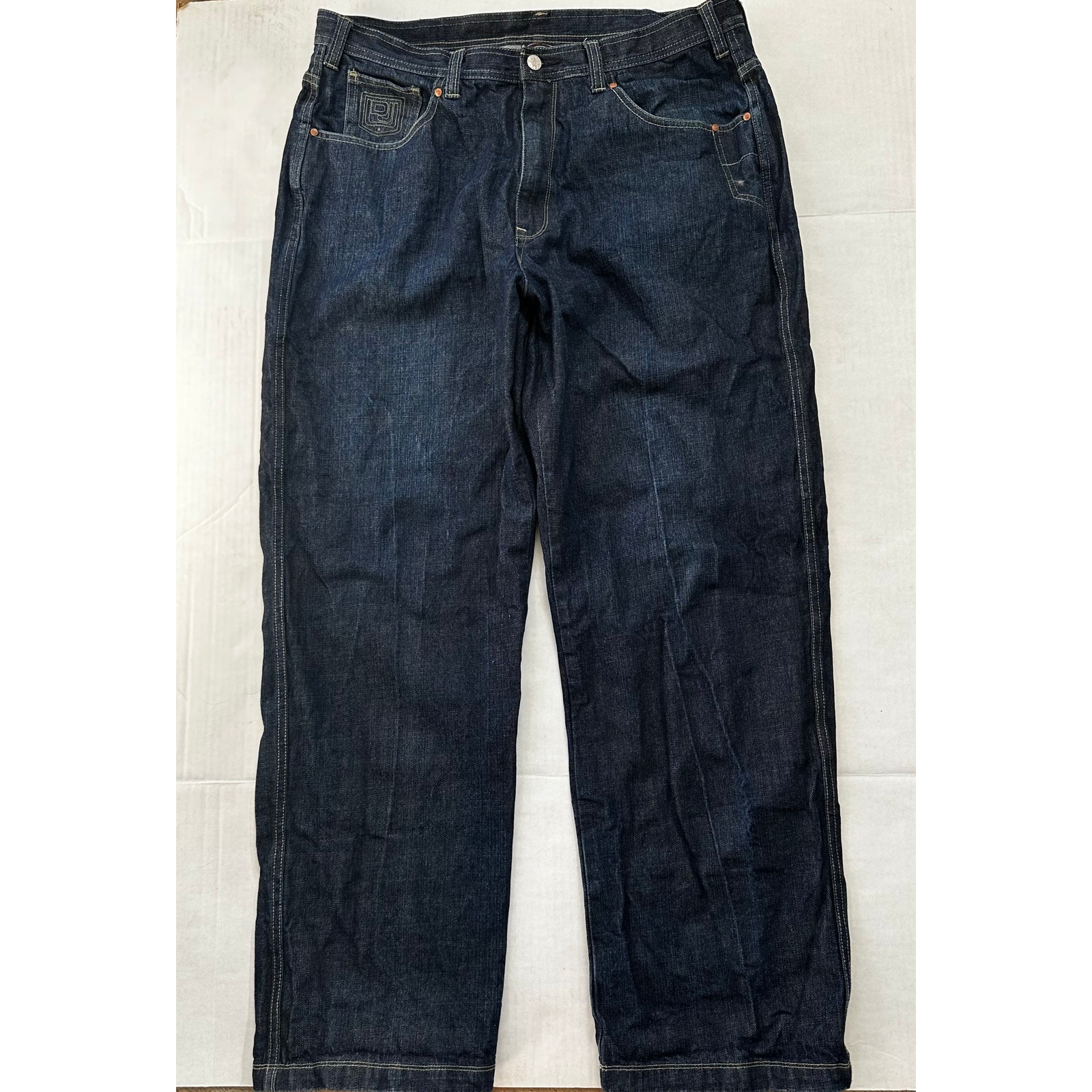 Def Jam University Vintage Men hip hop jeans wide leg Size 42