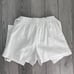 Moon River Women Size S White Linen Front Tie Skort NEW Shorts Skirt Pocket Art
