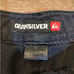 VTG Y2K Quiksilver Cargo Shorts Men Medium 34x11 Skater Surf Faded Distressed