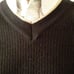 Wolsey Striped Knit Natural Sweater/Size L/England