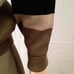 Wolsey Striped Knit Natural Sweater/Size L/England