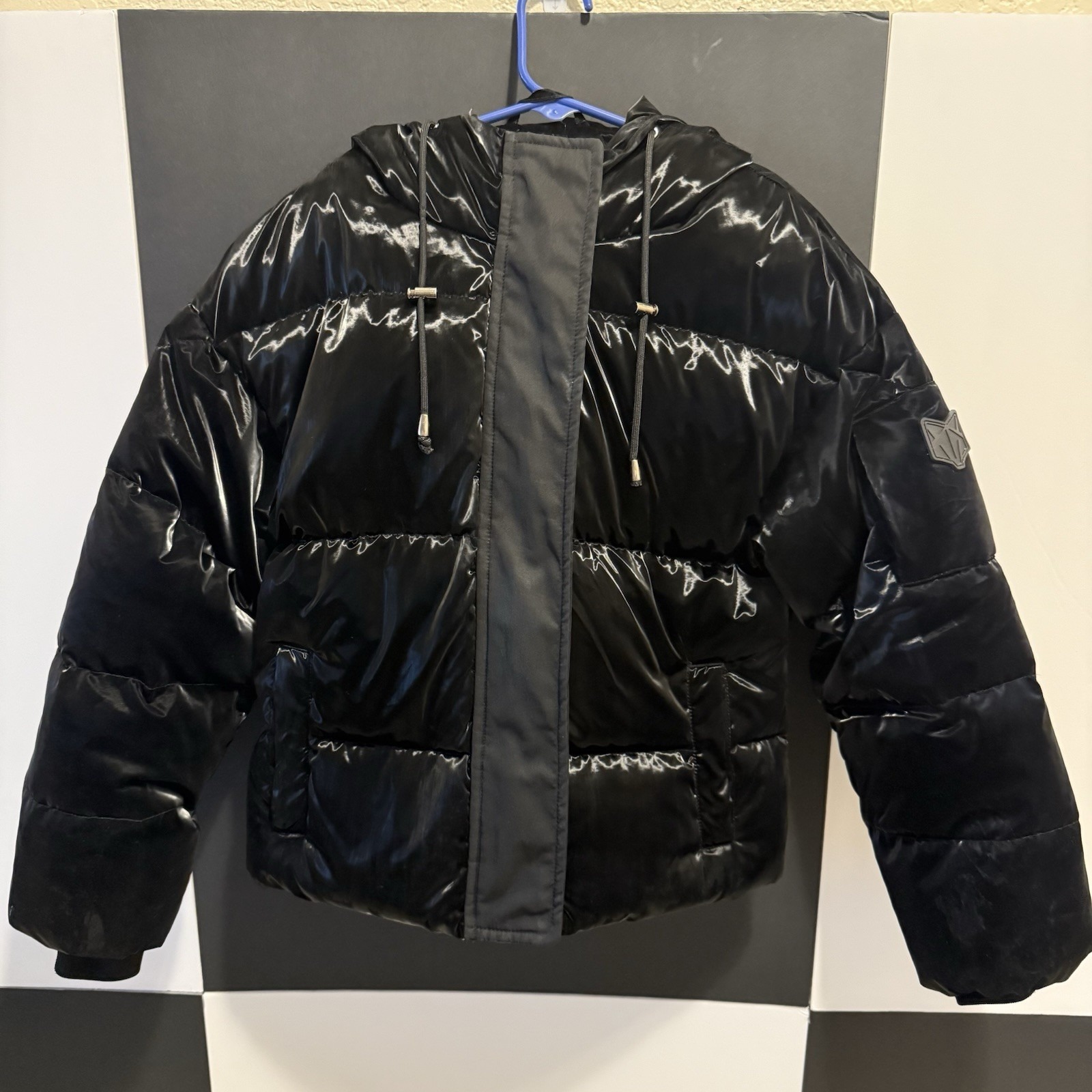 Scotch Bonnet The Magic Mangave High Collar Hood Bomber Jacket, Euphoric size 12