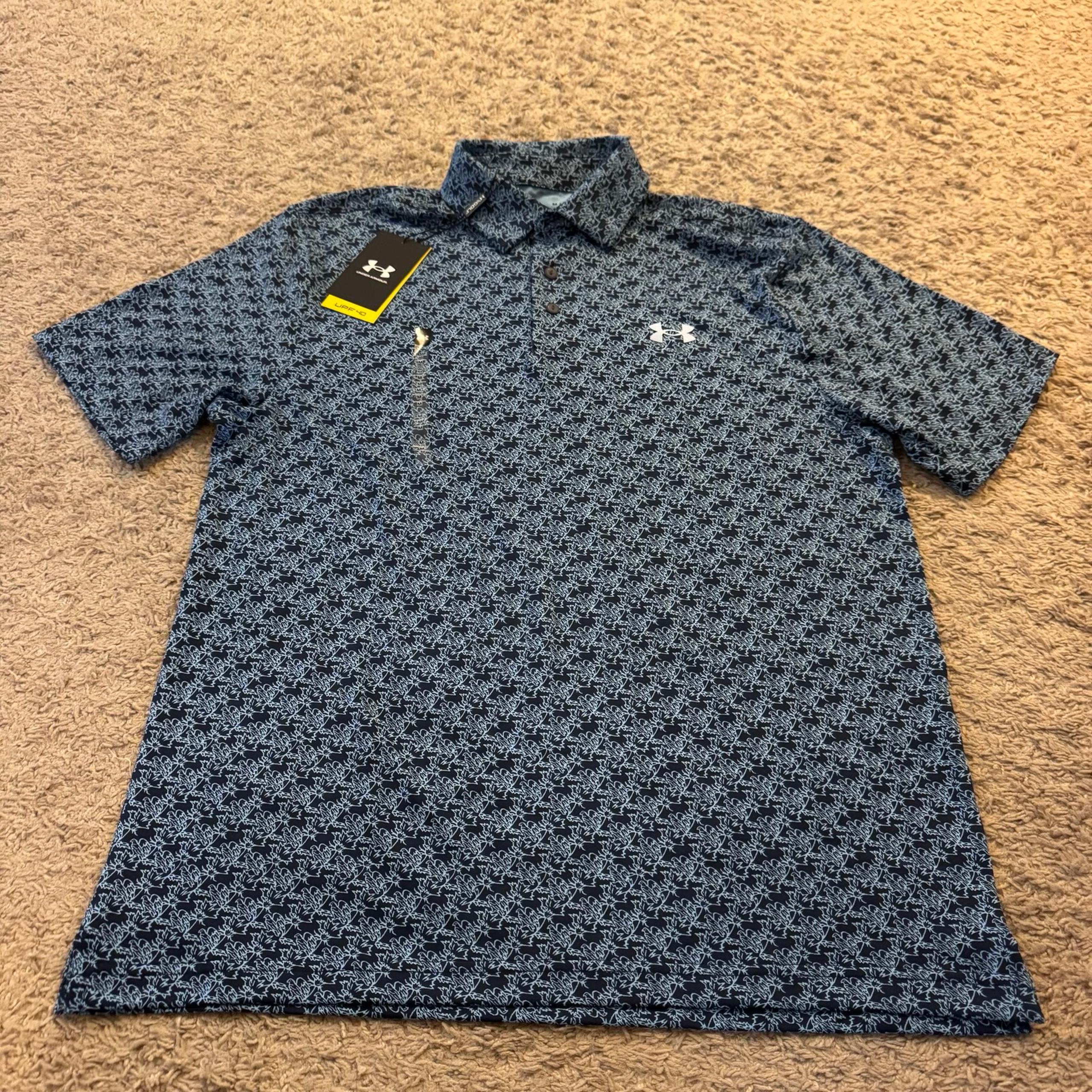 Men’s Under Armour UA Golf Playoff 3.0 Allover Print Polo T-Shirt