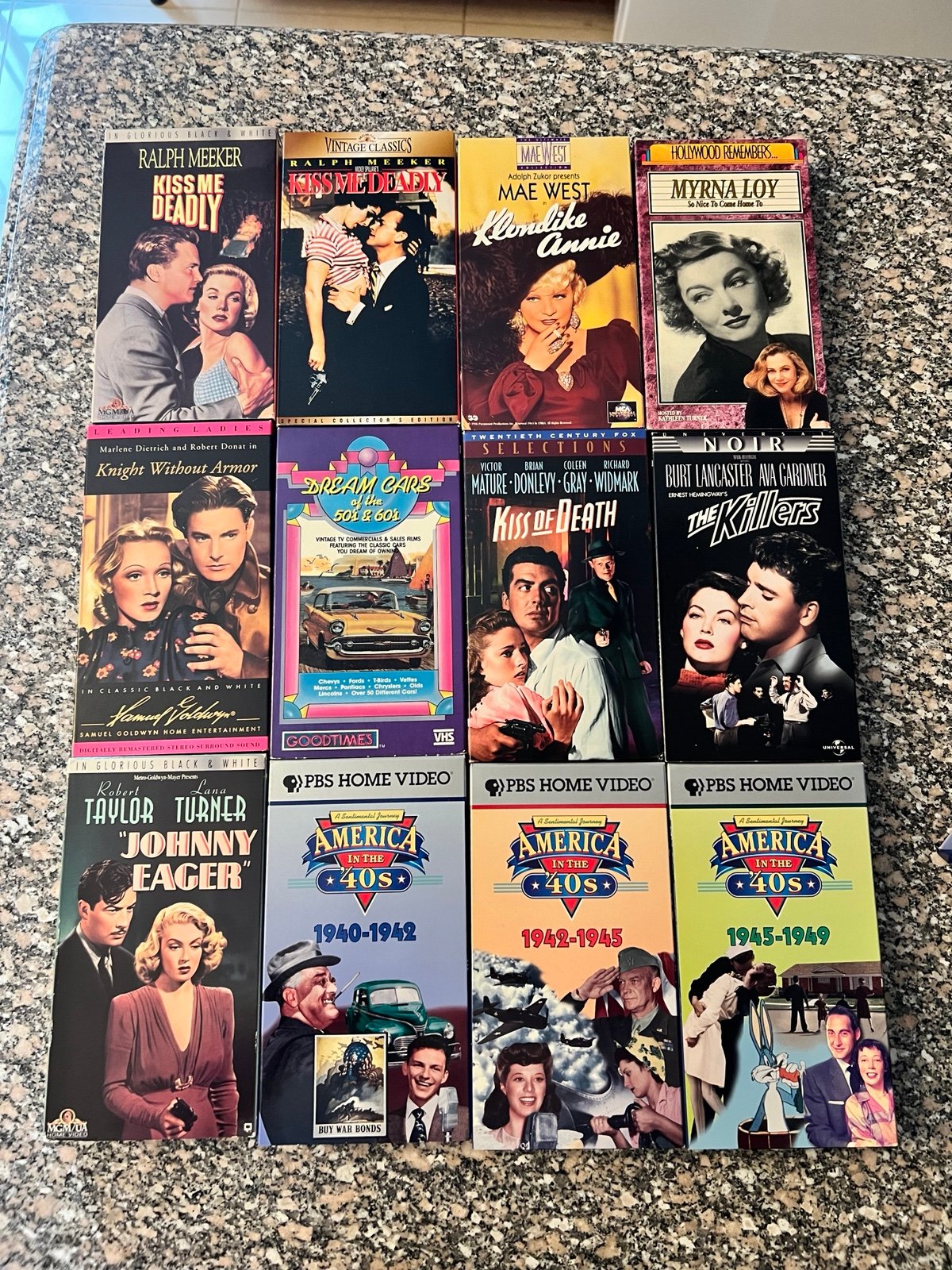 Vintage VHS Bundle - 1930s 1940s 1950s 1960s