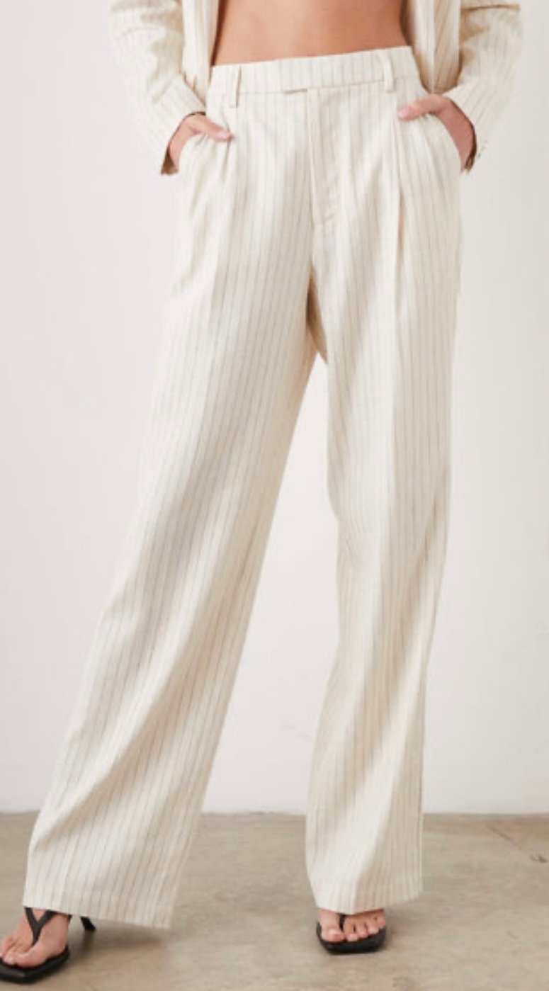 NWT Rails Linen Blend Trousers Sz 2