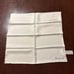 Unused Brooks Brothers Silk 100% Pocket Square, Ivory