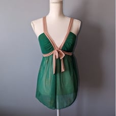 Victoria's Secret Sexy little things green top