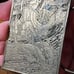 Vintage Art Nouveau brass belt buckle