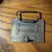 Vintage Art Nouveau brass belt buckle
