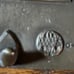 Vintage Art Nouveau brass belt buckle