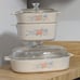 Vintage Pyroceram Corningware ( Symphony ) Casseroles, made in the USA.