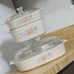 Vintage Pyroceram Corningware ( Symphony ) Casseroles, made in the USA.