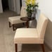 NEW Accent Chair Set of 2 with Round Wood Table
