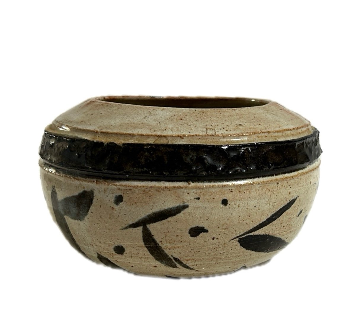 Vintage Studio Art Pottery Planter Native Signed