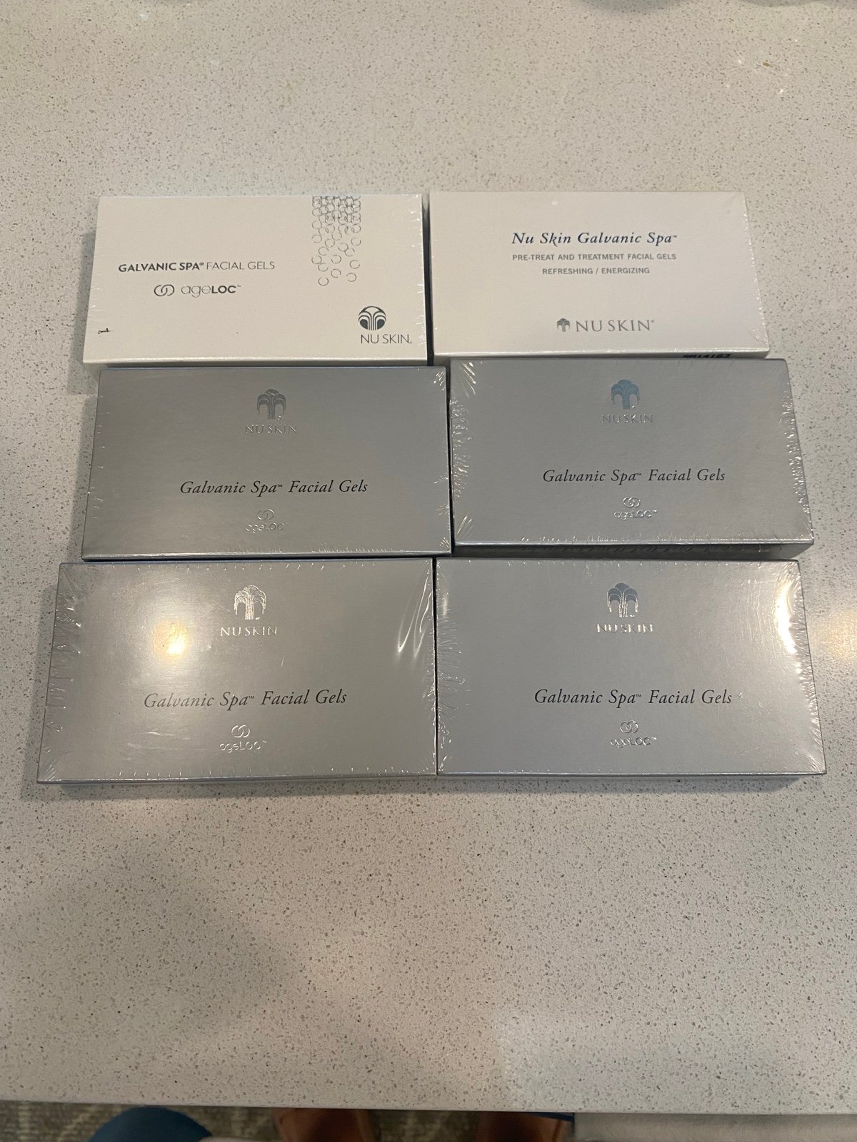 NUSKIN nu skin ageloc GALVANIC SPA FACIAL GELS -6 Boxes (unopened)