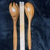 Vintage monkey pod 10pc serving set