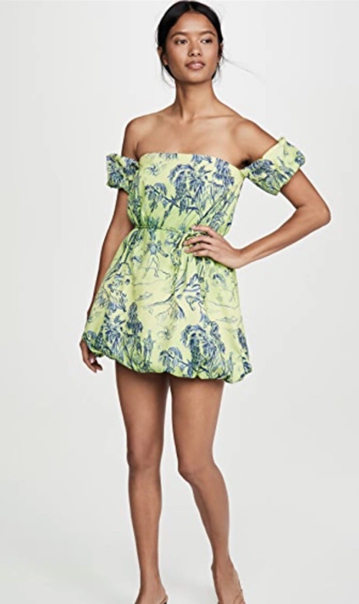 STAUD green 2024 summer dress