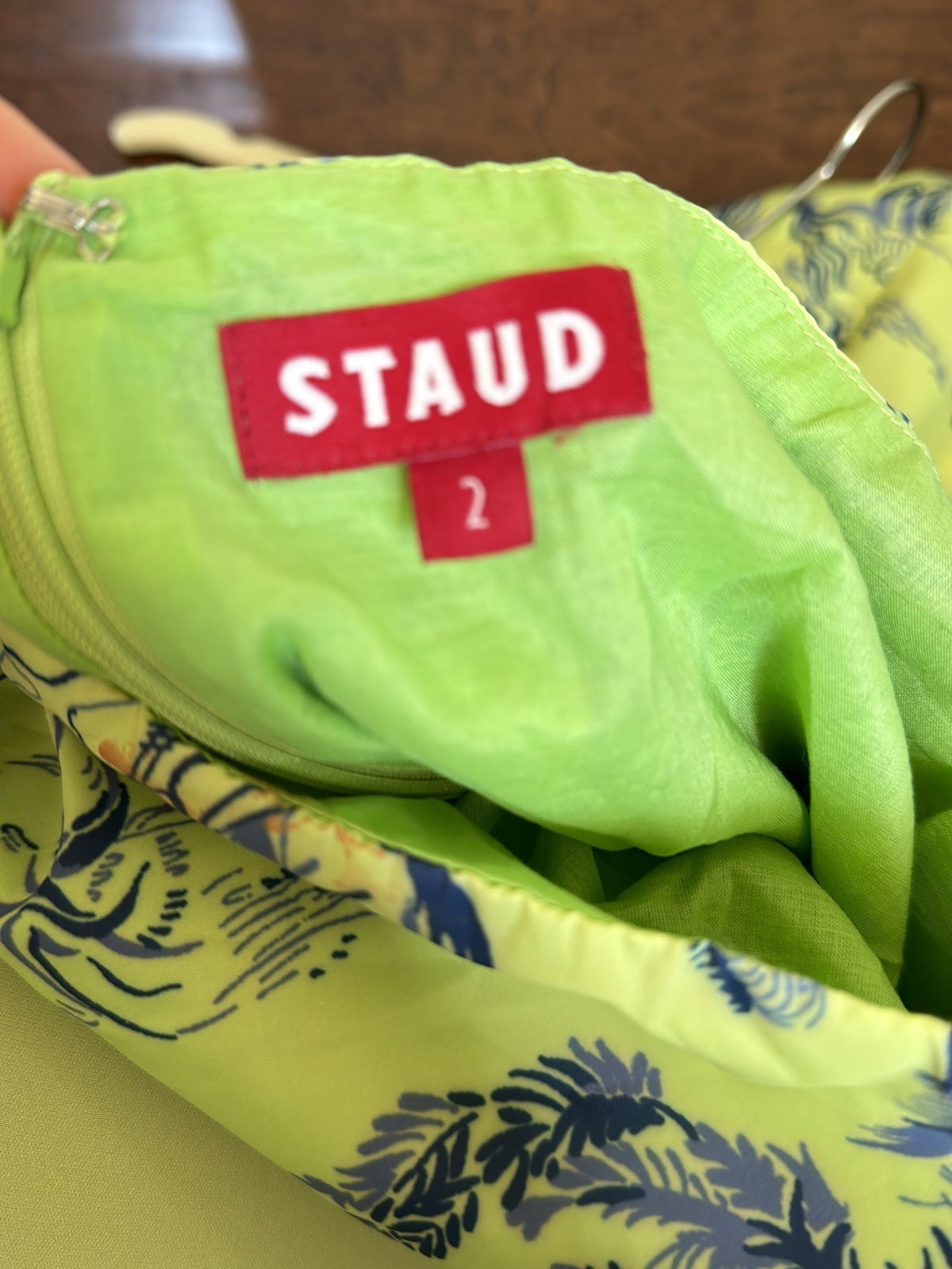 STAUD green 2024 summer dress