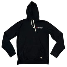 Marine Layer men's hoodie M black long sleeve pullover shirt Headset company