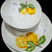 New Set of 12 House & Garden LEMON Heavy MELAMINE 6 Dinner Plates 11 6 Bowls