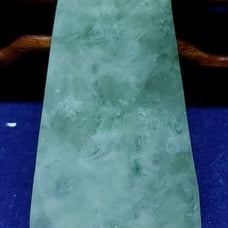 Burmese icy type A jadeite jade pendant.