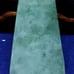 Burmese icy type A jadeite jade pendant.