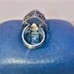 FIERY RAINBOW MOONSTONE LARGE TEARDROP STONE RING SIZE 6 BRAND NEW!