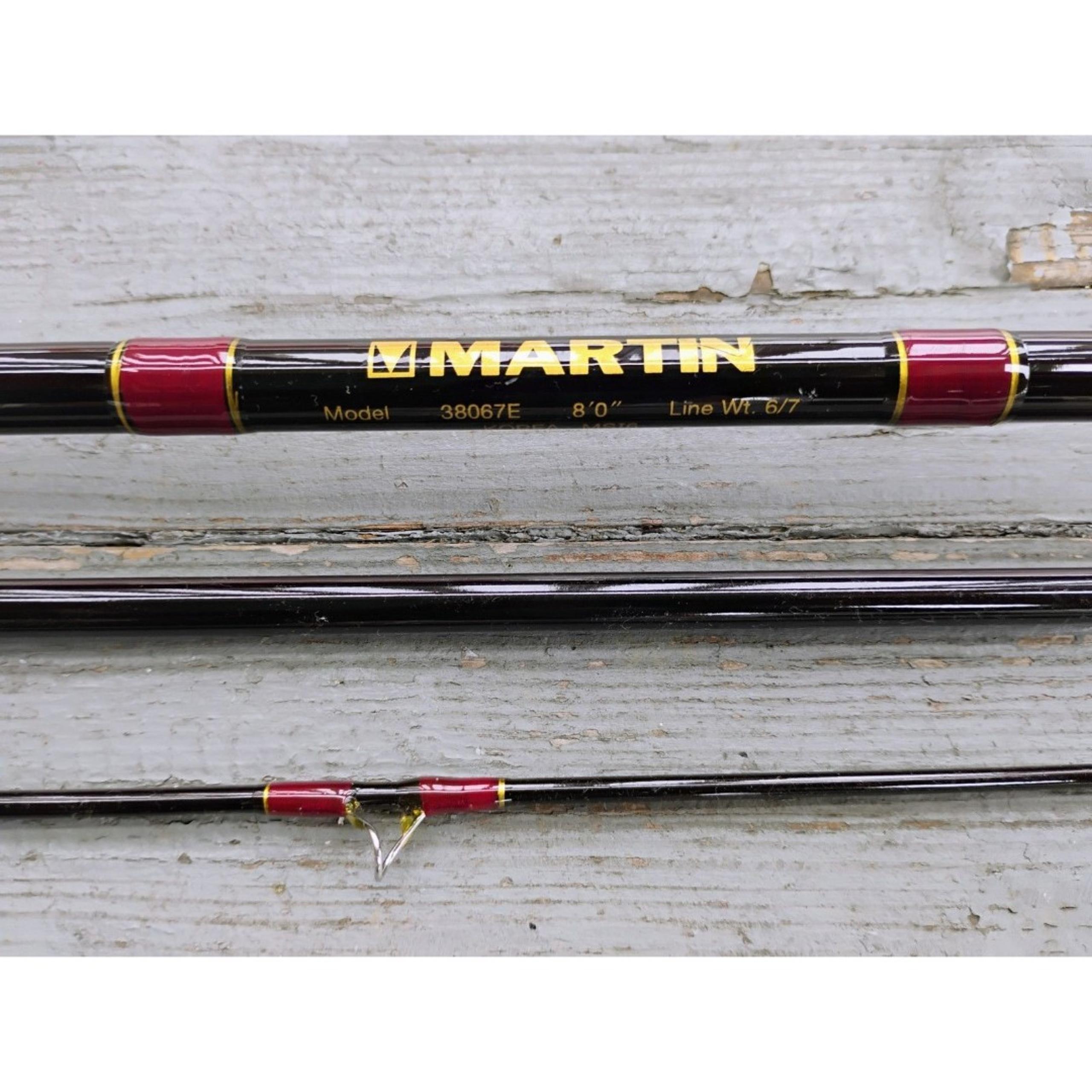 8' Martin Fly Fishing Rod Pole 38067E 8'0" 96" Korea