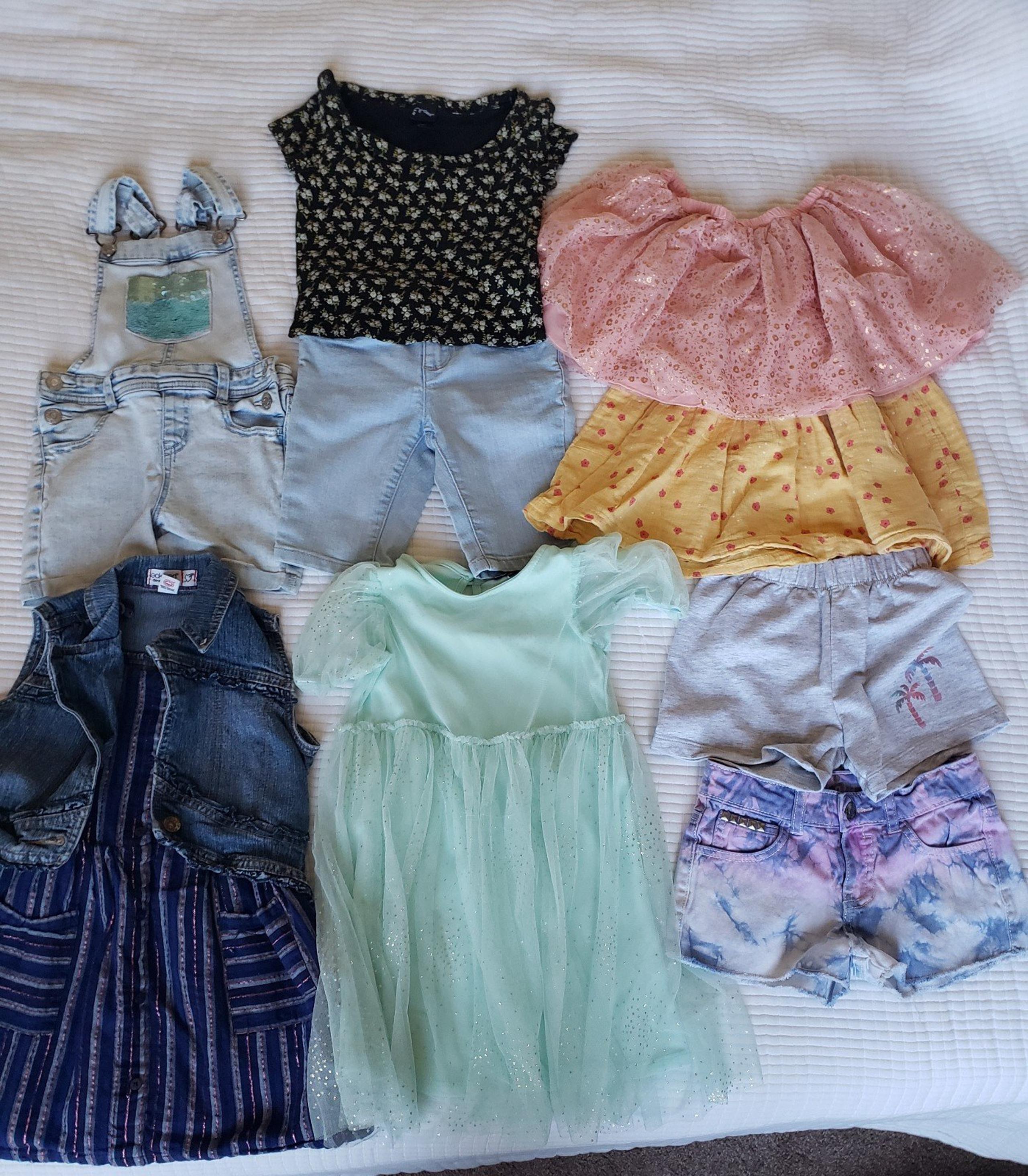 5T toddler girl bundle of summer clothes